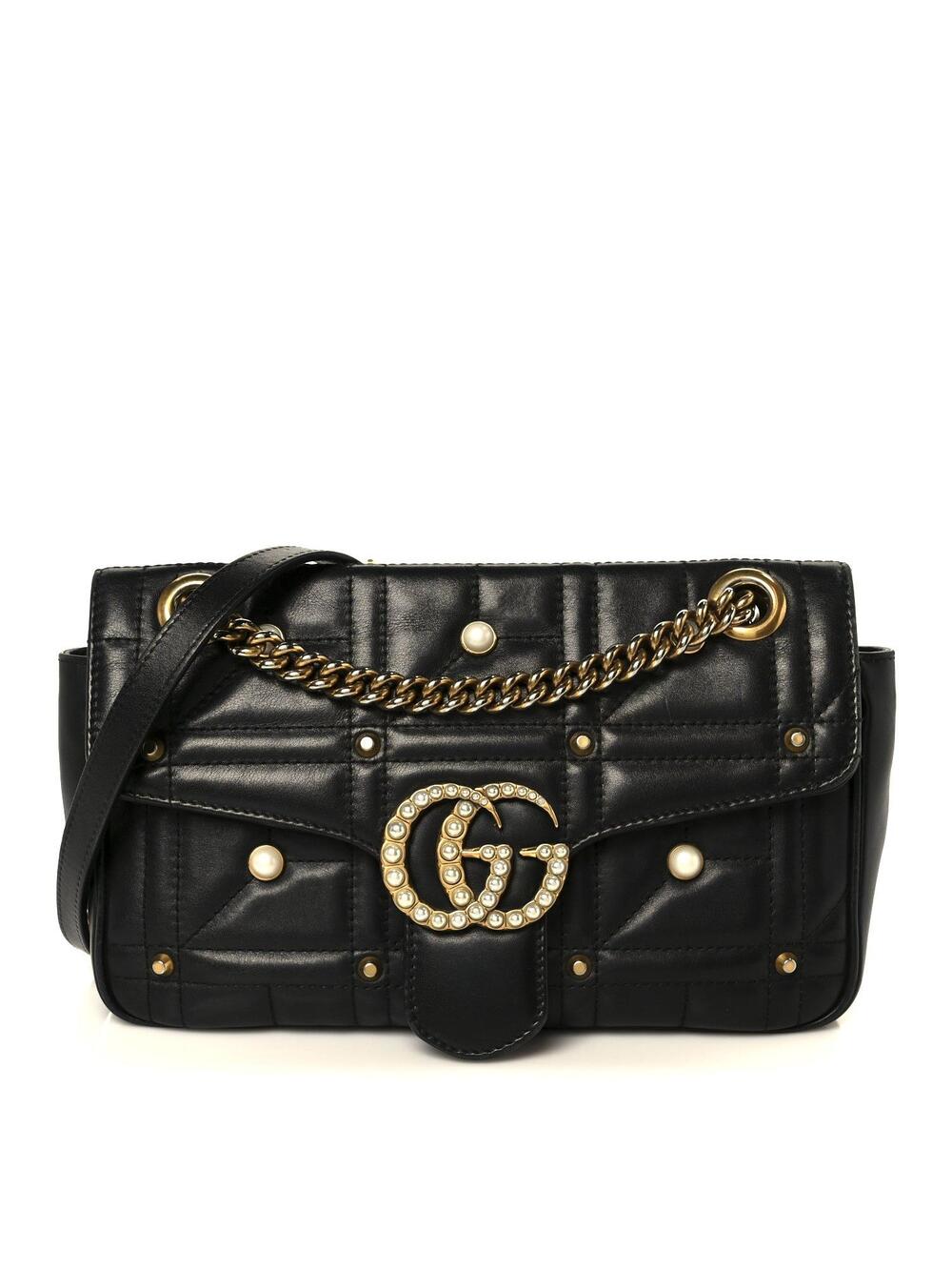 Gucci Calfskin Matelasse Studded Small #368213G72B